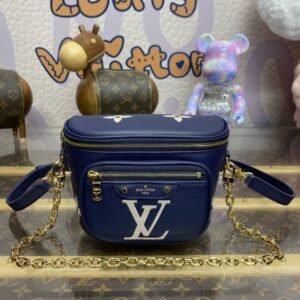 Replica Louis Vuitton Bumbag Mini Blue