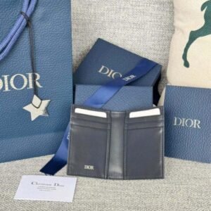 Alternative view of Fake Dior Bi Fold Card Holder 4 Colors