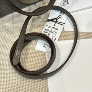 Alternative view of Fake Hermès Halzan Dark Grey