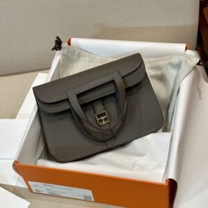 Fake Hermès Halzan Dark Grey