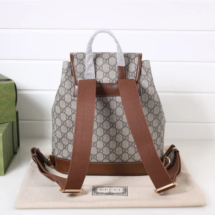 Replica Gucci Backpack With Interlocking G - Image 3