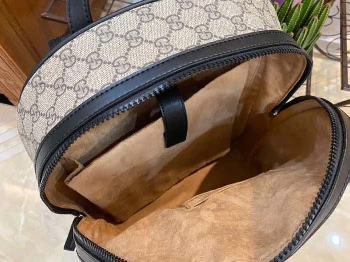 Fake Gucci Medium GG Backpack With Tag - Image 5