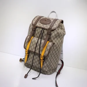 Alternative view of Fake Gucci GG Supreme Leather Backpack