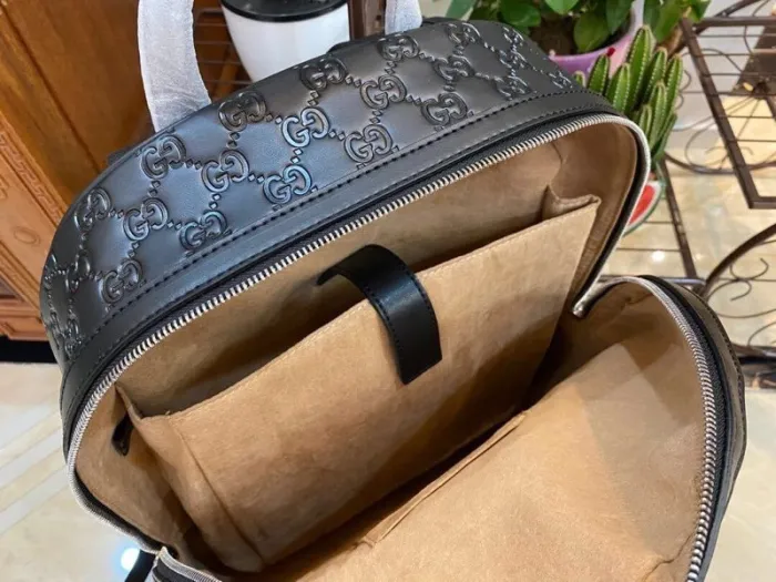 Fake Gucci Medium GG Backpack With Tag - Image 6