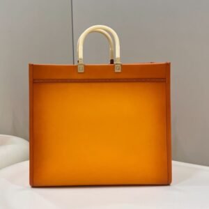 Alternative view of Replica Fendi Peekaboo Tote Orange