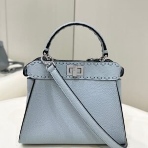 Fake Fendi Peekaboo Small Sky Blue