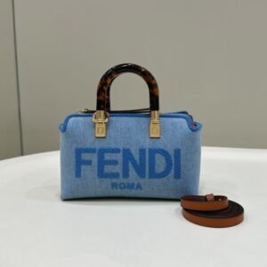 Replica Fendi By The Way Boston Blue Cotton