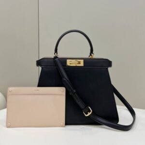 Fake Fendi Peekaboo Medium Black