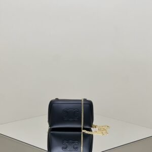 Fake Celine Triomphe Clutch Black
