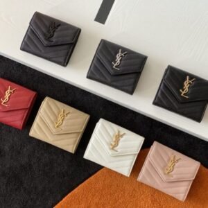 Yves Saint Laurent Tri-Fold Wallet