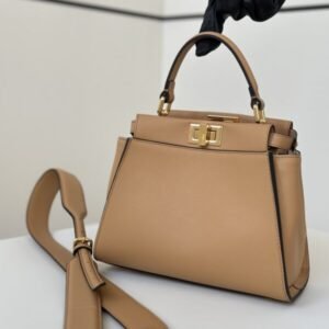 Alternative view of Fake Fendi Peekaboo Large Light Brown