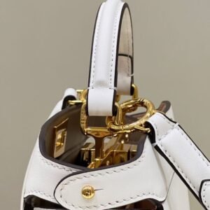 Alternative view of Replica Fendi Peekaboo Medium White
