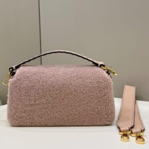 Alternative view of Fake Fendi Baguette Pink Wool