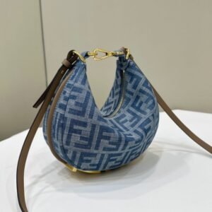 Alternative view of Fake Fendi Fendigraphy Small Denim Blue