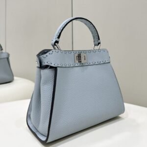 Alternative view of Fake Fendi Peekaboo Small Sky Blue