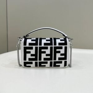 Alternative view of Fake Fendi Baguette Small White