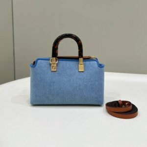 Alternative view of Replica Fendi By The Way Boston Blue Cotton