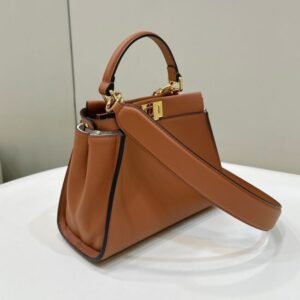 Alternative view of Replica Fendi Peekaboo Medium Brown