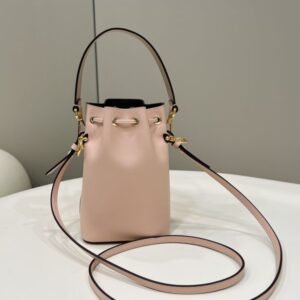 Alternative view of Replica Fendi Tresor Mini Bucket Pink