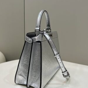Alternative view of Replica Fendi Peekaboo Large Silver