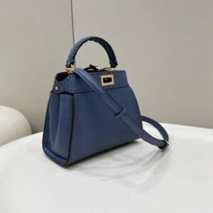 Alternative view of Fake Fendi Peekaboo Small Blue