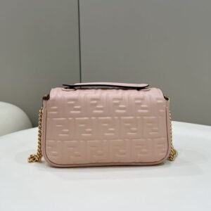 Alternative view of Fake Fendi Baguette Sliding Chain Pink