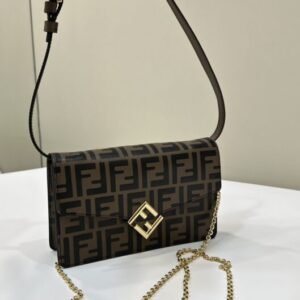 Alternative view of Replica Fendi Baguette Wallet On Chain