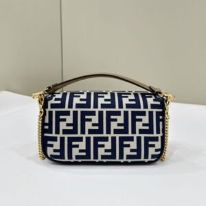 Alternative view of Fake Fendi Baguette Small Cotton Blue