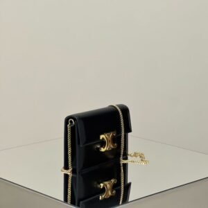 Alternative view of Fake Celine Clutch Soir Black