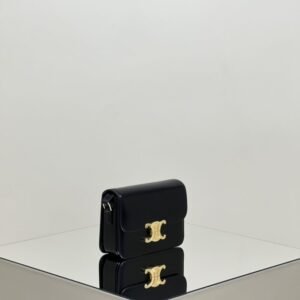 Alternative view of Replica Celine Triomphe Mini Black