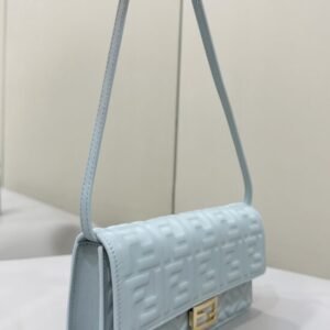 Alternative view of Fake Fendi Baguette Small Sky Blue