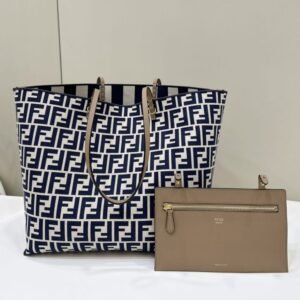 Replica Fendi Two Side Small Tote Blue