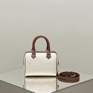 Alternative view of Replica Celine Triomphe Boston White