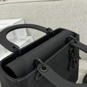 Alternative view of Fake Lady Dior Medium Ultramatte Black