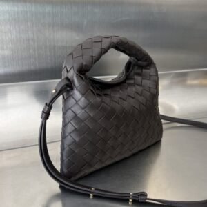 Alternative view of Replica Bottega Veneta Hop Mini Dark Brown