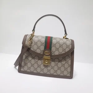 Replica Gucci Ophidia Small Top Handle Bag With Web