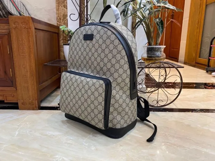 Fake Gucci Medium GG Backpack With Tag - Image 15