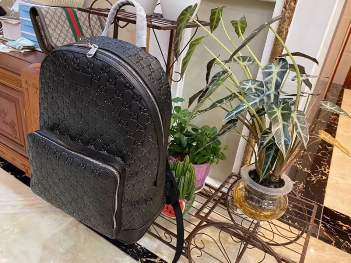 Fake Gucci Medium GG Backpack With Tag - Image 16