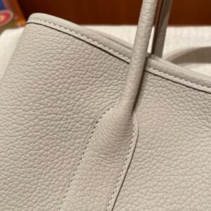 Alternative view of Replica Hermès Garden Party 30Cm Clacier White