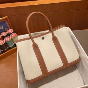Replica Hermès Garden Party 30Cm Beige Canvas