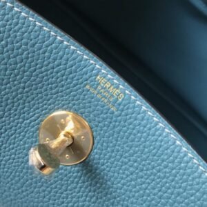 Alternative view of Fake Hermès Lindy Blue