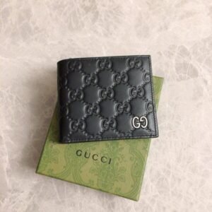 Replica Gucci Marmont GG Wallet Black
