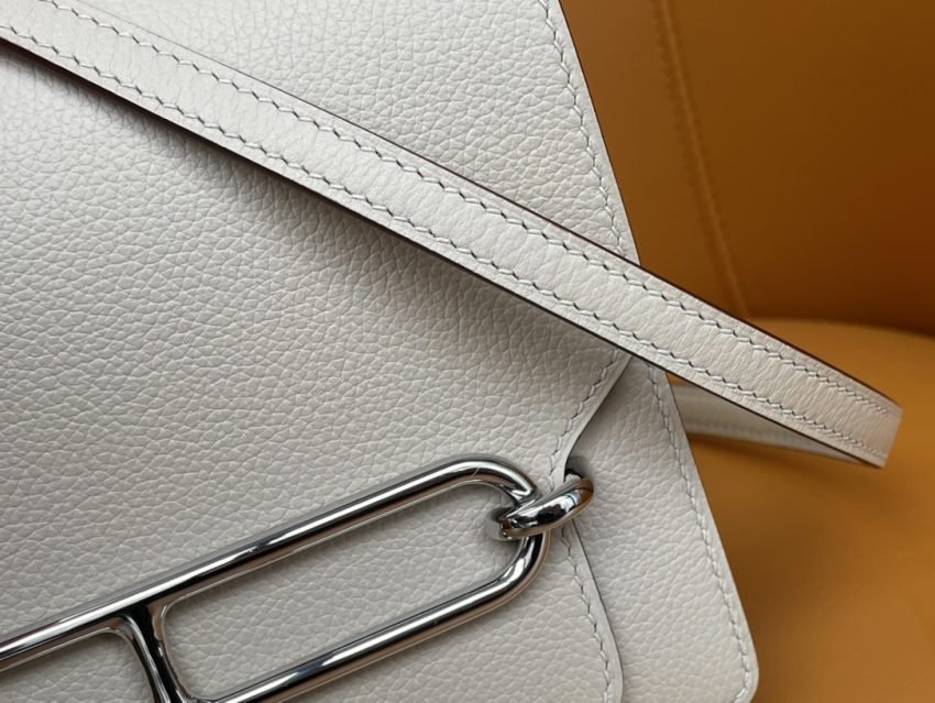 Replica Hermès Sac Roulis White - Image 4