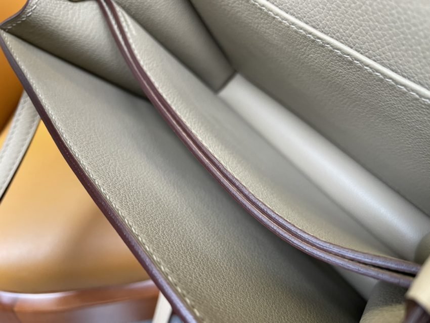 Replica Hermès Sac Roulis White - Image 6