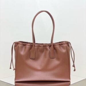 Alternative view of Fake Celine Cubas Tote Brown