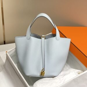 Fake Hermès Picotin Lock Holy Grail Blue