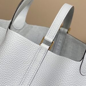 Alternative view of Fake Hermès Picotin Lock Holy Grail Blue