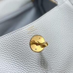 Alternative view of Fake Hermès Lindy Grail Blue