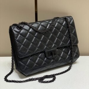 CHANEL 2.55 Bag Large Black