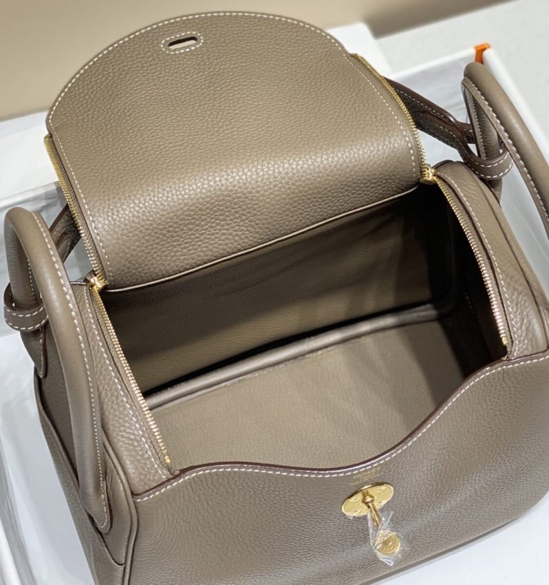 Fake Hermès Lindy Elephant Gray - Image 4